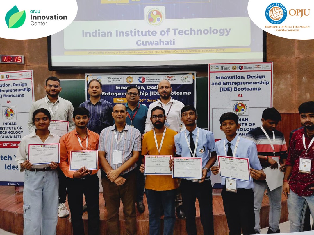 1st Prize at IIT Guwahati IDE Bootcamp